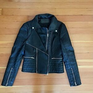 Comme USA Faux Leather Jacket